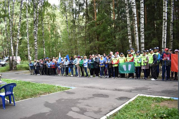 Ветераны Ивановской области соревновались в северной ходьбе